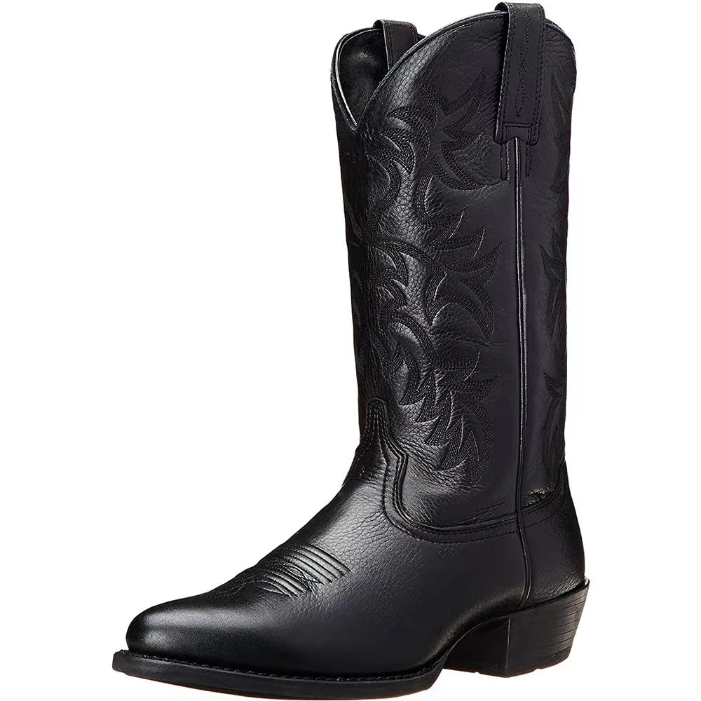 Botas de Couro Cano Alto