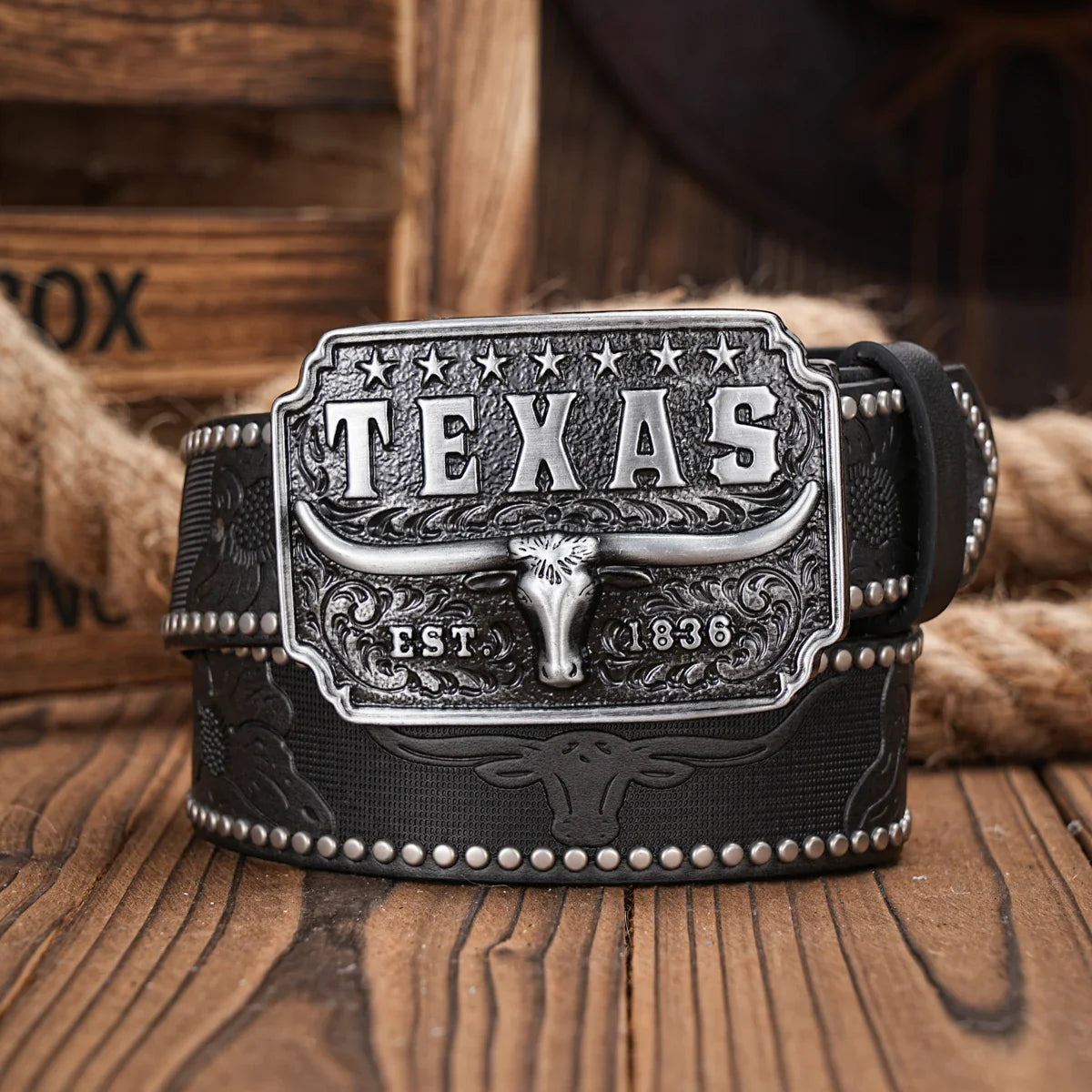 Cinto de Couro Texas