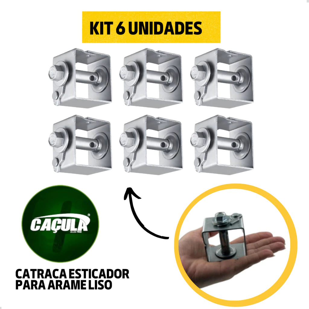 Kit 6 Catraca Esticador Caçula