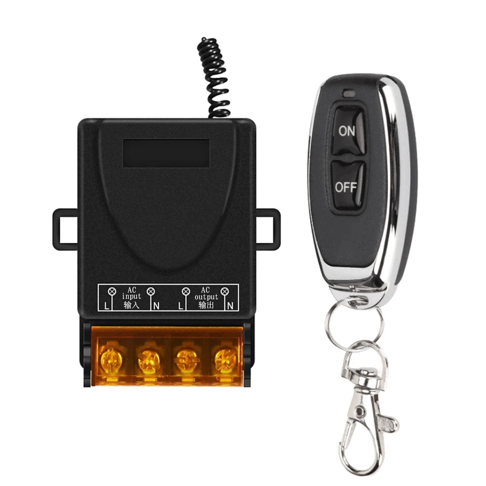 Interruptor Universal Controle Remoto para Lâmpada, Bomba de Água e Porta AC 220V 30A