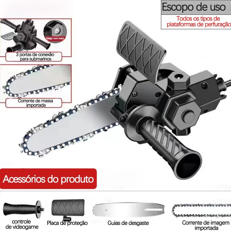 Mini motosserra acoplável